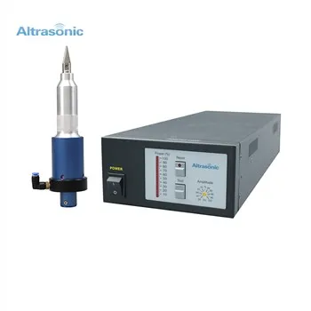 30kHz Ultrasonic skurðarvél fyrir gúmmí / pappa / óofinn poka / PE